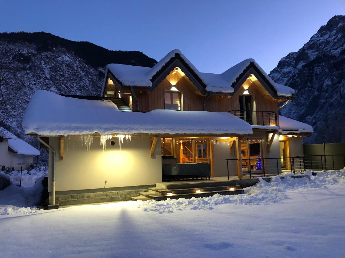 Chalet Barbara With Swimming Pool In The Heart Of Oisans Le Bourg-d'Oisans Ngoại thất bức ảnh